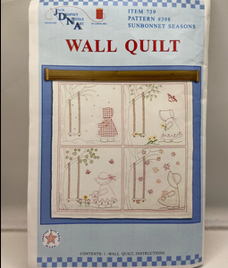 Jack Dempsey Wall Quilt Sunbonnet Seasons