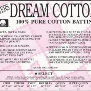 Quilters Dream Cotton Select Twin Bag 93"x72"