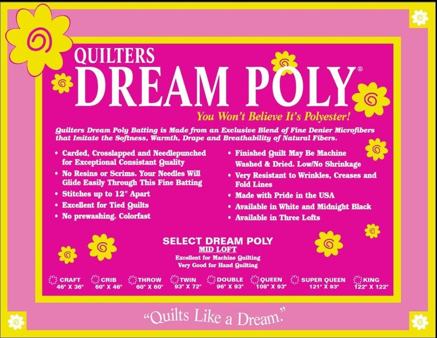 Quilters Dream Poly Select 120" King Per Yard