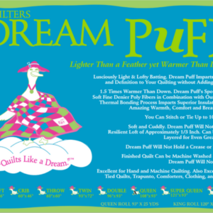 Quilters Dream Puff Poly Throw Bag 60"x60"