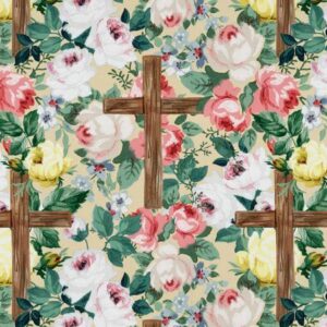 David Textiles Hidden Crosses DX30171C