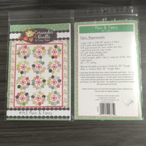 Plain & Fancy pattern