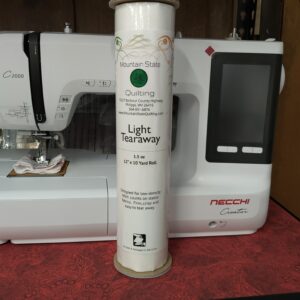 MSQ Light Firm Tearaway 1.5oz White 12"x10yds