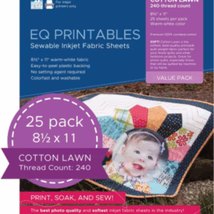 240 TC Lawn Cotton Printable Fabric Sheets each