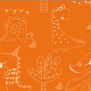 RBD Eat Your Veggies Dino Orange