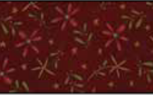 Henry Glass Folk Art Flannel 2 Daisy Toss Red