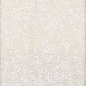 MSQ 108" White on White Butterflies and Flowers