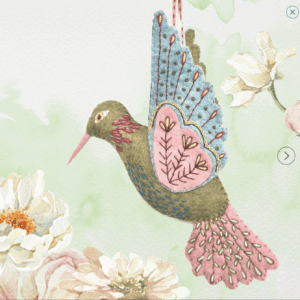 Corinne Lapierre Wool Felt Hummingbird Craft Kit