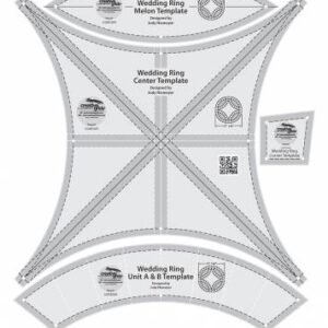 Creative Grids Double Wedding Ring Templates Quilt Ruler