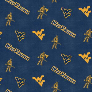 Sykel WVU Distressed Flannel #WV-1152