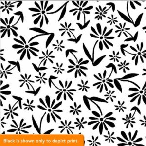 Oasis Simplicity Daisys White/White 118"