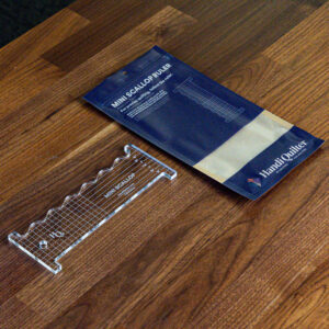 HQ Mini Scallop Ruler