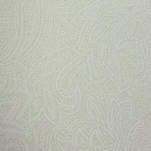 CF 108" Supreme Paisley - White on Natural