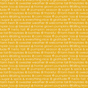 Benartex Autumn Sentiment Gold