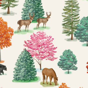 AMASH '24 Trees & Animals Cream