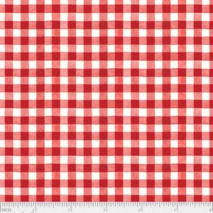 PB Textiles Ornamental Christmas Gingham Red
