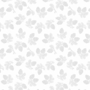 Wilmington Prints White On White Pinecone Toss # 39166-100