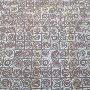 Island Batik Squares Circles Ink