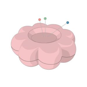 Lori Holt Flower Power Magnetic Pin Holder Riley Pink