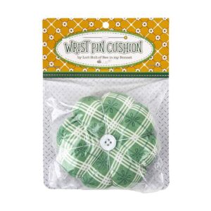 Lori Holt Bee Plaid Wrist Pin Cushion