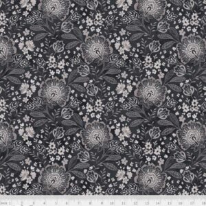 PB Textiles 108" Elizabeth - Large Floral Black
