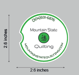 Car Coaster Mountain State Quilting