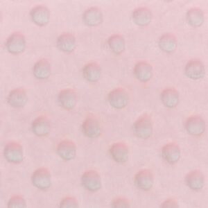 Shannon Fabrics Baby Pink Dimple Dot Cuddle Solid 60"