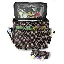 Dritz Rolling Machine Tote Color Dot