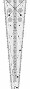 Creative Grids 10 Degree Wedge Ruler