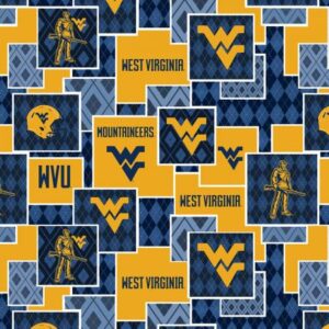 Sykel WVU Argyle Boxes-Cotton # WV1371