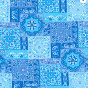 HF - Paisley Patchwork - Blue