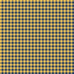 Wilmington Prints Gold Navy Mini Gingham