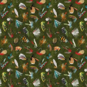 Timeless Treasures Cabin Rules Hunter