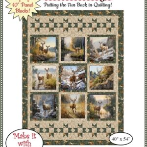 Fabric Cafe Marquee 3-Yard Quilt Pattern | Perfect for 10" Panel Blocks