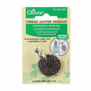 Clover Pendant Thread Cutter Pendant Antique Silver