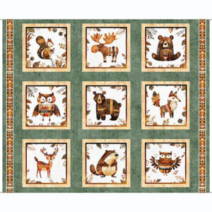 Bearsville Pillow Panel