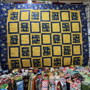 WVU Block Party 5yd Quilt Kit