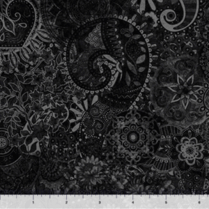 QT fabrics Mystique Black 108"