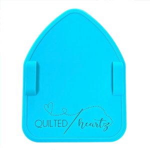 Quilted Heartz Binding Eaze Peacock Blue