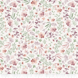 Benartex  Sweet Meadow Wildflower Cream