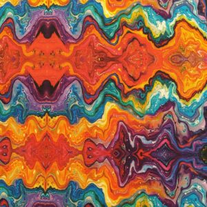 Qt Fabrics Bedazzled Fractal Stripe