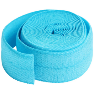 By Annies Fold-over Elastic 3/4in x 2yd Parrot Blue