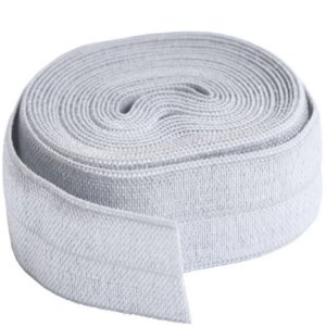 By Annies Fold-over Elastic 3/4in x 2yd Pewter