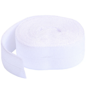 By Annies Fold-over Elastic 3/4in x 2yd White