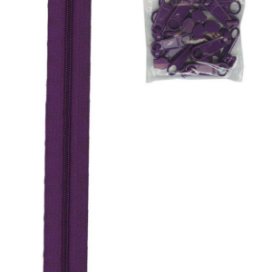 By Annie 4 yards zipper and 16 Extra-Large Coordinated Pulls Tahiti