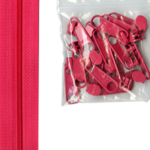 By Annie 4 yards zipper and 16 Extra-Large Coordinated Pulls Lipstick