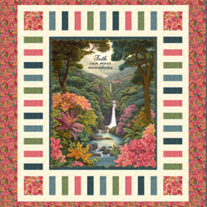 QT fabrics Faith Can Move Mountains Quilt Kit