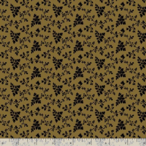 Marcus Fabrics Paula's New Companion Leaves Olive