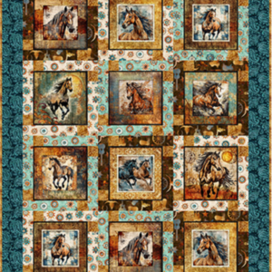 QT fabrics Born To Run Quilt Kit