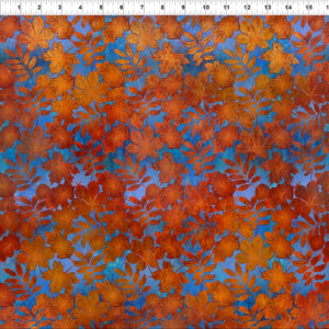 ABRSH Leaves on Blue